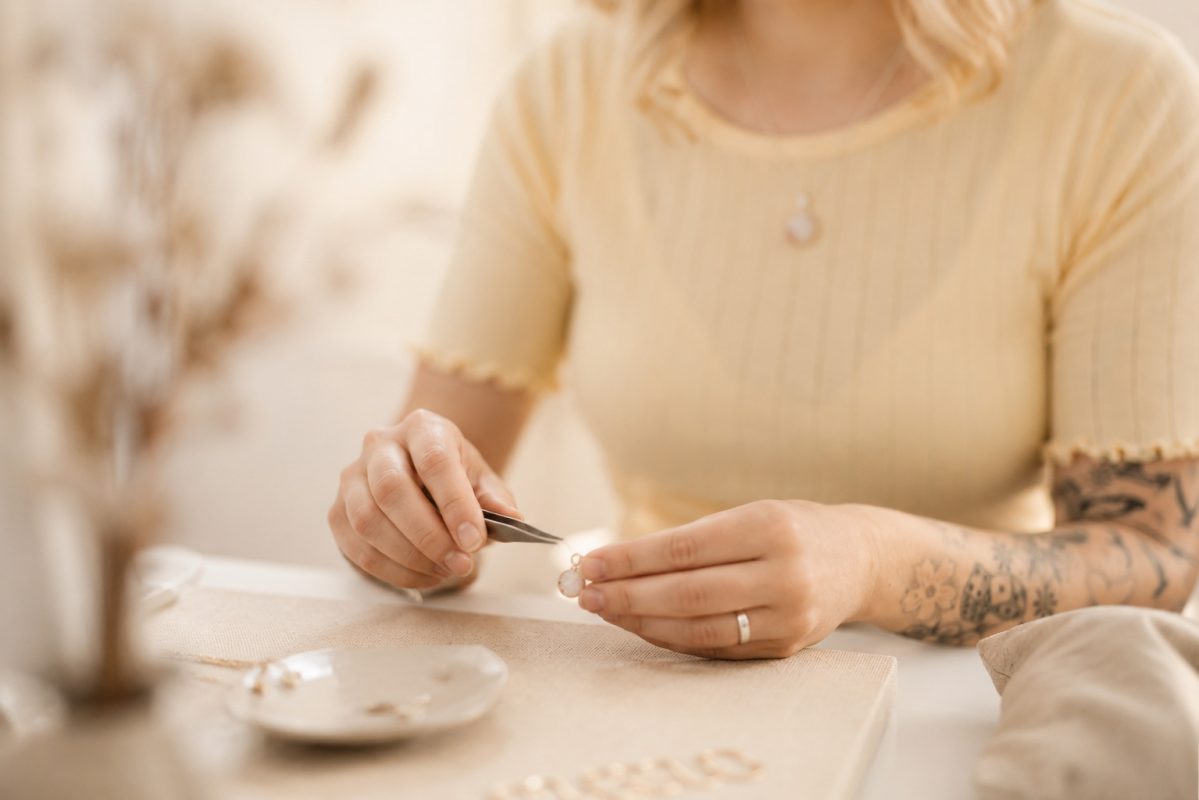 Muttermilchschmuck Handarbeit